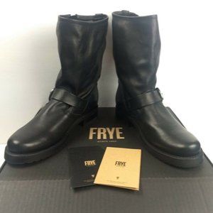 Frye Women's Veronica Short Leather Slouch Boot S7